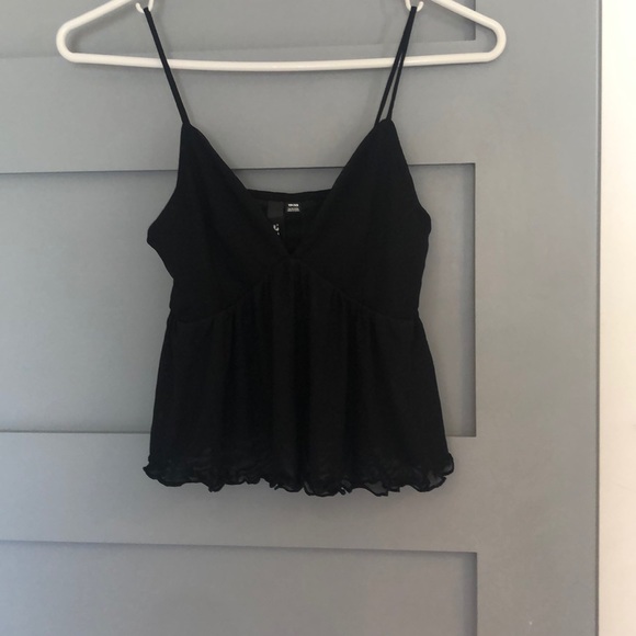 Jet black tank top! - Picture 1 of 4